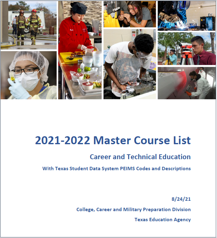 2021-2022 Master Course Listing